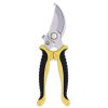 1pc Garden Pruning Shears; Professional Gardening Scissors Manual Pruner For Plants; Gardening; Trimming; Garden Tools - Yellow And Black