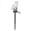 Solar Powered Owl Garden Light IP65 Waterproof LED Owl Landscape Lamp Decorative Lawn Lights - White