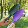 Handheld Soil Scoop Scale Mark Design Loosening Soil Plastic Potting Soil Scoop Hand Garden Shovel Digging Tool Garden Supplies - Black