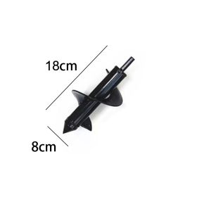 9 Size Garden Auger Drill Bit Tool Ground Drill Earth Drill Spiral Hole Digger Flower Planter Seed Planting Gardening Fence Yard - 8X18cm - CN