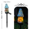 Cute Solar Garden Lights Easter Rabbit Solar LED Lights Waterproof Resin Landscape Lamp Outdoor Solar Lights Party Pathway Yard - LLA0012112-E - CN