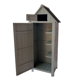 XWT005	wood garden storage shed - as Pic
