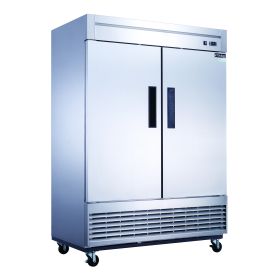D55AR Commercial Upright Reach-in Refrigerator made by stainless steel