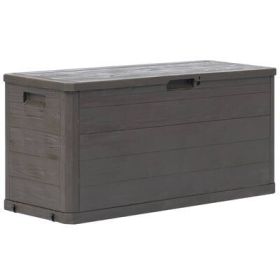 Patio Storage Box 74 gal Brown - Brown