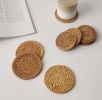 Rattan Coasters;  Table D√©cor Set of 6