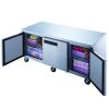 3 Door Commercial Undercounter Refrigerator made by stainless steel  D60.125 in.