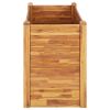 Garden Raised Bed 43.3"x23.6"x33.1" Solid Acacia Wood - Brown