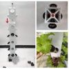 Home Garden Indoor Stackable 7 Layers 28 Plant Sites Hydroponics Growing Systems Kit Aeroponic Tower - 7 Layers/Tower