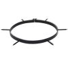 Lawn Aerator Clamp with Spikes 5 pcs Diameter 11.8" - Black