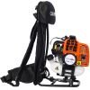 Backpack 4 in 1 Multi-Functional Trimming Tool, 52CC 2-Cycle Garden Tool System with Gas Pole Saw, Hedge Trimmer, Grass Trimmer, and Brush Cutter EPA