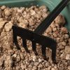 1pc Five-tooth Rake; Garden Tool For Gardening Weeding Transplanting & Digging - Various Color