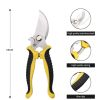 Pruner Garden Scissors Professional Sharp Bypass Pruning Shears Tree Trimmers Secateurs Hand Clippers For Garden Beak Scissors - Yellow