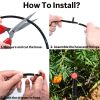 1 Set Automatic Micro Drip Irrigation Watering System Kit Hose Home Garden & Adjustable Drippers Greenhouses Potted Grows - 5m Single Outlet Suit