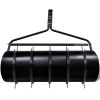 Lawn Aerator Clamp with Spikes 5 pcs Diameter 11.8" - Black