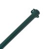 Garden Posts 10 pcs 39.4" Metal Green - Green