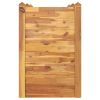 Garden Raised Bed 6.7"x23.6"x33.1" Solid Wood Acacia - Brown