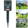 1pc Ultrasonic Animal Repeller Solar Powered Animal Scarer With Five Gear Mode And PIR Motion Sensor Animal Deterrent Repellent For Outdoor Garden Cou