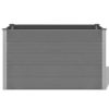 Garden Raised Bed WPC 59.1"x19.7"x35.8" Gray - Gray