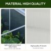 71"L x 21"W x 20.25"H Aluminum Vented Cold Frame Mini Greenhouse Kit - Greenhouse