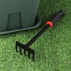 1pc Five-tooth Rake; Garden Tool For Gardening Weeding Transplanting & Digging - Various Color