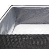 Garden Planter Black 61.8"x31.5"x15.7" Poly Rattan - Black