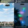 Solar Powered Dragonfly Lights Wind Chimes LED Color Changing Hanging Wind Lamp Waterproof Decorative Night Lamp - Multi-Color