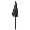 Garden Parasol with Pole 78.7"x51.2" Anthracite - Anthracite