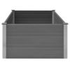 Garden Raised Bed WPC 59.1"x39.4"x21.3" Gray - Grey