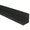 3" x 48" Black Rubber No Dig Landscape Garden Border Edging (Pack 6) - Black