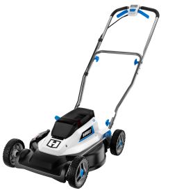 40-Volt Cordless 18-inch Push Mower Kit, (1) 6Ah Lithium-Ion Battery & Charger - white