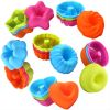 24pcs Silicone Molds; Nonstick Silicone Donut Mold; Silicone Baking Cups; Silicone Donut Pan; Muffin; Jello; Bagel Pan; Oven; Microwave; Dishwasher Sa