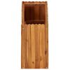 Garden Raised Bed 39.3"x11.8"x19.6" Solid Acacia Wood - Brown