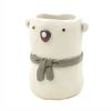 Lovely Scarf Bear Succulent Planter Pot Small Resin Cactus Herb Plant Pot Container - Default