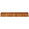 Garden Raised Bed 78.7"x11.8"x9.8" Solid Acacia Wood - Brown