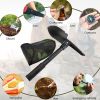 Multi-Function Military Portable Folding Camping Shovel; Garden Outdoor Tool - Black