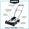 40-Volt Cordless 18-inch Push Mower Kit, (1) 6Ah Lithium-Ion Battery & Charger - white