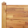Garden Raised Bed 6.7"x23.6"x33.1" Solid Wood Acacia - Brown