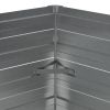 Garden Raised Bed 50.8"x17.7" Galvanized Steel Silver - Silver