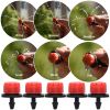 1 Set Automatic Micro Drip Irrigation Watering System Kit Hose Home Garden & Adjustable Drippers Greenhouses Potted Grows - 25m Double Outlet Suit