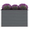 Garden Raised Bed WPC 59.1"x19.7"x35.8" Gray - Gray