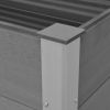 Garden Raised Bed WPC 59.1"x19.7"x35.8" Gray - Gray