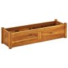 Garden Raised Bed Acacia Wood 39.4"x11.8"x9.8" - Brown