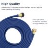 FLORIAX Garden Flat Soaker Hose 1/2 in  More Water Leakage;  Heavy Duty;  Metal Hose Connector Ends;  Save 80% Water Great for Flower beds;  Seedling;