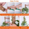 4Pcs Coco Coir Extendable Moss Pole for Climbing Plants Plant Support - 32cm