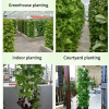 Hydroponic Tower 15 Layers 45 Plant Sites NFT Vertical Gardening Hydroponics System Grow Kit - 15 Layers 45 Holes