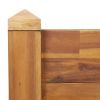 Garden Raised Bed 43.3"x23.6"x17.3" Solid Acacia Wood - Brown