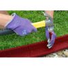 3" x 48" Black Rubber No Dig Landscape Garden Border Edging (Pack 6) - Red