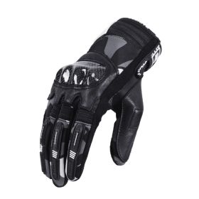 Motorcycle Gloves Sheepskin Carbon Fiber Off-road Biker Equipment (Option: Camouflage-2XL-Summer Style)