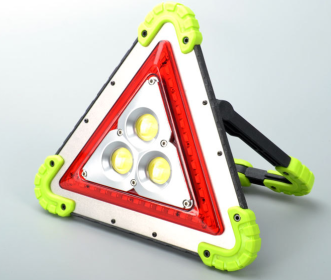 Compatible with Apple, Car tripod car traffic warning light failure danger parking tripod glare lighting (Option: B green)