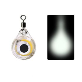 Small Fisheye Octopus Mini Underwater Fish Lure Lamp Set Fish Lamp (Color: White)